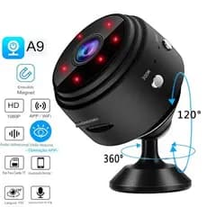 Mini Camera A9 Wife Ip Full HD Camera de Segurança Discreta Casa Uber Portatil Sensor de Presença