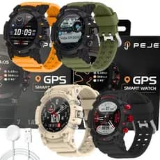 Smart Watch Com Gps Integrado Relogio Tatico Militar Masculino Android iOS Amoled A Prova DÁgua G01C