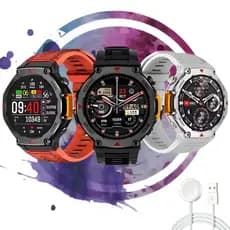 M-Rex4 Smartwatch Microwear MA31 Lançamento 2025 Prova D'Água 5 ATM ChatGPT GPS Modo Esporte Nfc