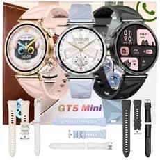 Smart Watch Relógio Feminino Luxo Delicado Series 11 Lançamento Mini GT5 Chatgpt Gps C/2 Pulseiras
