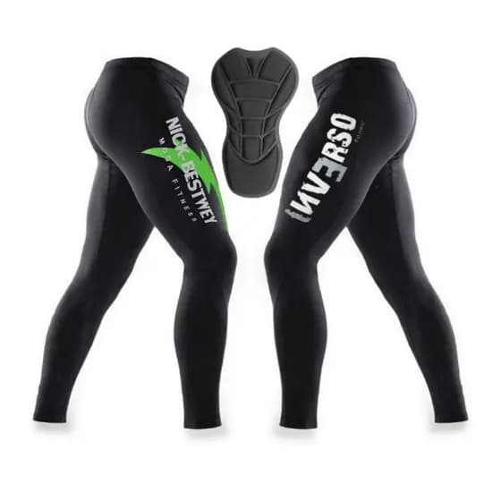Kit 02 Calças Masculinas Ciclismo Bike Mtb Speed Com Forro Multigomos De Dupla Camada D90