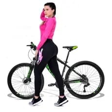 Conjunto Ciclismo Bike Feminino De Alta Performance Com Forro De Densidade D90