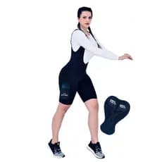Bretelle Ciclismo Feminino Roupa Ciclista Com Forro Gel D120