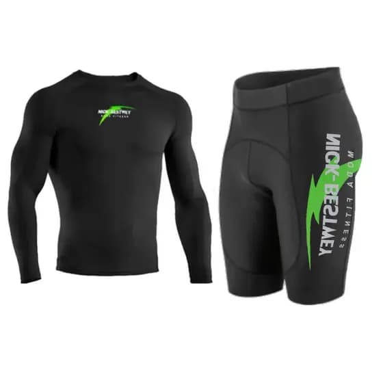 Conjunto De Ciclismo Camisa E Bermuda Roupa Ciclista Com Forro D90