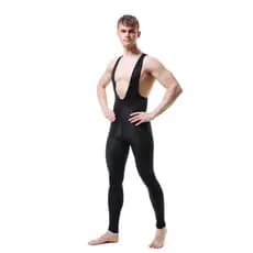 Calça Bretelle Masculino Ciclismo Bike Mtb Speed Com Forro Multigomos De Dupla Camada D90