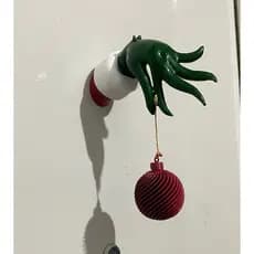 Enfeite natalino Mão do Grinch