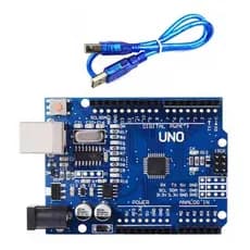 Placa Compatível Arduino Uno R3  Smd/ Com Cabo Usb