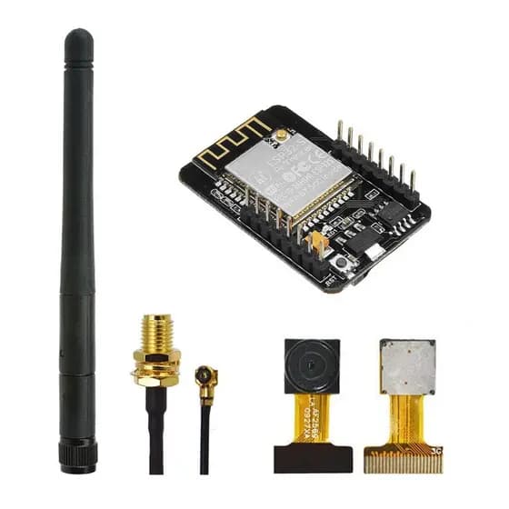 Módulo Esp32-cam Com Camera Ov2640 2mp + Antena Externa