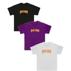 3 Camisetas Dollars Skate Surf Verão Algodão Promoção Oferta