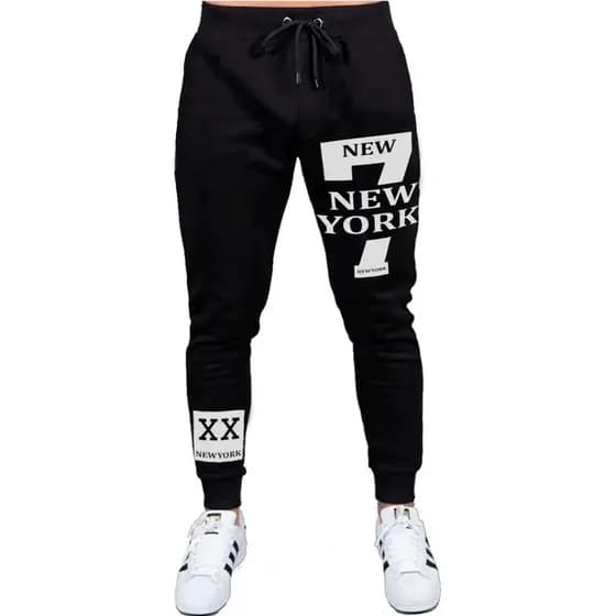 Calça Moletom Jogger Punho 7 New York Treino Masculina Femina Unissex Oferta