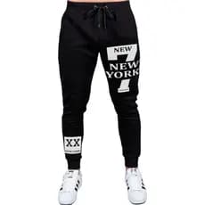 Calça Moletom Jogger Punho 7 New York Treino Masculina Femina Unissex Oferta