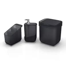 Kit cozinha pia porta detergente lixeira escorredor talher