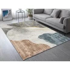 Tapete Sala quarto Antiderrapante  elegante 1,40x1,00 na promoção fácil de limpar