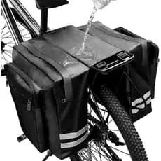 Bolsa Alforge de Bicicleta Dupla Lateral 30 Litros Bike Cicloturismo de garupa