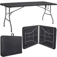 Mesa dobrável de camping 1.80mm fácil montagem camping jardim pesca acampamento resistente