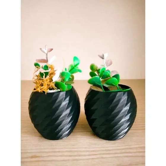 kit 2 vasos Cachepot, mini vaso decorativos para suculentas e cactos