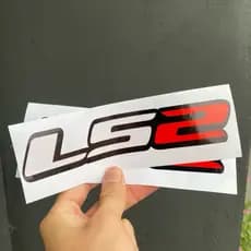 adesivo LS2 para moto GRANDE 20cm
