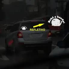 adesivo bebê a bordo para vidro ou lata do carro