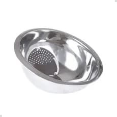 Escorredor Lavador De Arroz Massa Legumes Inox Multiuso 25cm