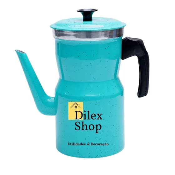 Bule Cafeteira Café Chá Leite  Alumínio Bico Grande 1900 Ml