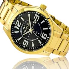 Relógio Technos Masculino Performance Racer Dourado 2115LAAS4C