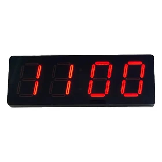 Relógio de parede digital GRANDE GRANDE 51cm clean p/ salões