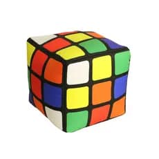 Almofada Quadrada Cubo Mágico Geek - Decoração - Presente - Quarto.