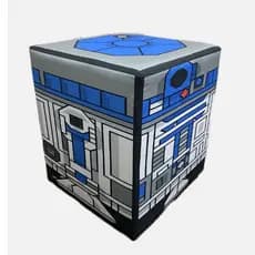 Puff Quadrado Star Wars R2-D2 Decoração Geek Presente
