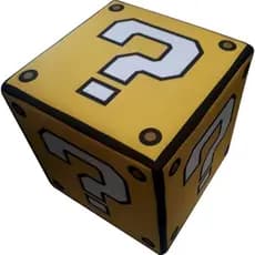 Puff Gamer Lucky Block tamanho 30x30x30