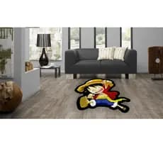 Tapete Decorativo Monkey D. Luffy 0,93 m x 1,30 m  Decoração de Animes e Jogos para Sala e Quarto