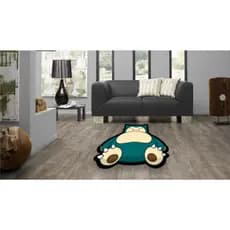 Tapete Grande Snorlax 1,30 m x 1,10 m - Ideal para Decoração Gamer em Quartos e Salas