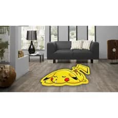 Tapete Decorativo Pikachu 1,35 m x 0,95 m Animes e Games  Para Sala e Quarto