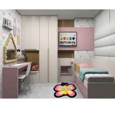 Tapete Decorativo Jardim Encantado Borboleta | Tema Geek e Gamer para Sala e Quarto