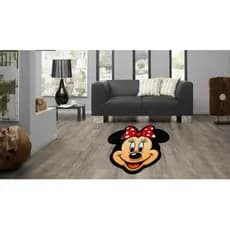 Tapete Grande Minnie 1,28 m x 1,28 m Decoração Geek para Sala e Quarto Animes e Gamer