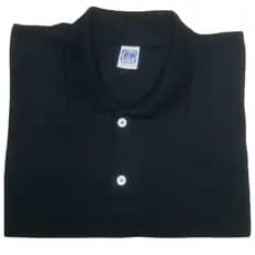 Blusa Camisa Polo Preta de Luxo Atacado Malha Poliéster Premium Piquet Revenda