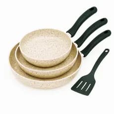 Kit 3 Frigideiras Antiaderentes Frigiovo Panquequeira Omeleteira Resistentes Frigideira n22 n18 n14