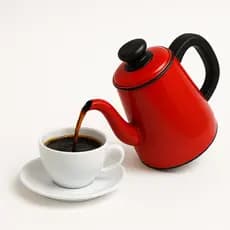 Bule De Alumínio 1L Fervedor de Café Bule de Chá Resistente Bule c/ Tampa Vai no Fogo Bule Retrô