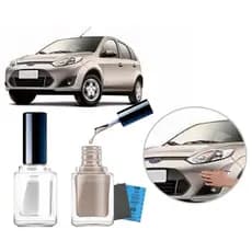 Tinta Tira Risco Automotivo Cor Carro Ford Fiesta Rocam 2012 2013 2014 Prata Riviera