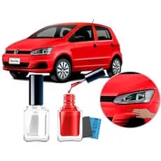 Tinta Tira Risco Automotivo Cor Carro Vw Fox 2010 2011 2012 2013 2014 2015 2016 2017 2018 2019 2020 Vermelho Tornado