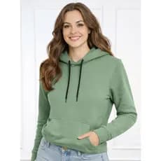 Moletom Feminino blusa frio com Capuz Canguru Peluciado Liso Forrado Fofo Quentinho