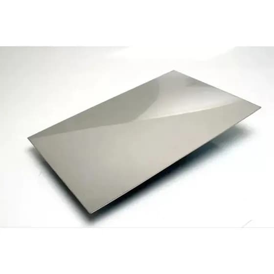 Placa Salva Bolo Retangular 45x30cm Em Aço Inox