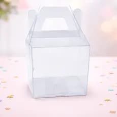 10 Caixas PVC de acetato 6x6x6 cm para lembrancinhas, presentes, aromatizador,  sabonete, etc