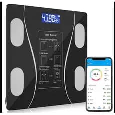 Balança Inteligente Bioimpedância Bluetooth Até 180kg Medição Corporal Completa App