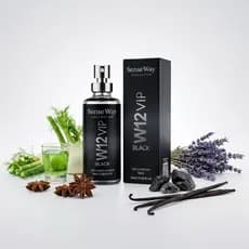 Perfume Deo Colônia Masculino W12 Black 15ml Aromático