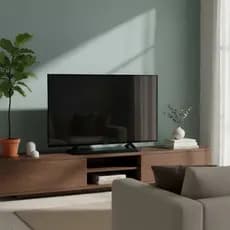 Suporte de Mesa Giratório 360° para TV Preto