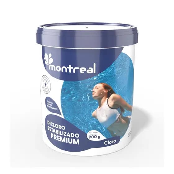 CLORO PARA PISCINA DICLORO PREMIUM 56% 900 G - MONTREAL