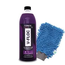 V FLOC 1,5L Vonixx Shampoo Concentrado Lava Auto Lavar Carros Motos Luva Microfibra para Diluir Shampu Vonix