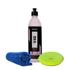 V40 Vonixx 500ml Polidor 4 em 1 Com Cera Carnauba Corte Lustro Refino Alto Brilho Protecao de Pintura Automotiva Protege Selante Polimento Automotiva