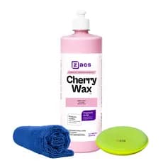 Cera Polidora Limpadora 4em1 1 Litro Cherry Wax Zacs Tira Riscos Microrisco Protecao Protege Limpa Renova Pintura Automotiva Brilho Brilhante