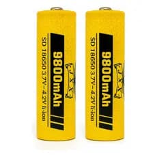 2 Baterias 18650 Recarregável 9800mah Jyx 3.7v 4.2v Original